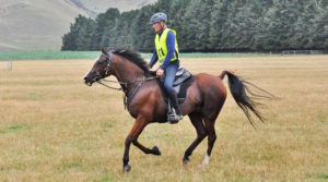 Philip Graham riding Benny